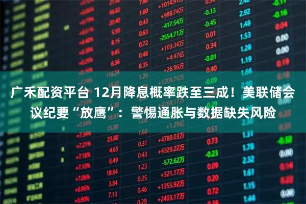 广禾配资平台 12月降息概率跌至三成！美联储会议纪要“放鹰”：警惕通胀与数据缺失风险